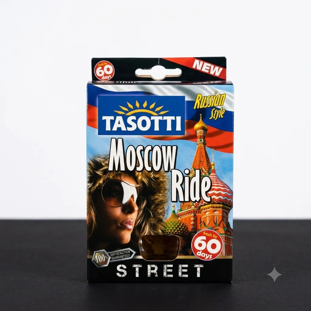 MOSCOW RIDE CAR AIR FRESHNER ( TASOTTI )