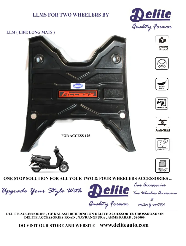 SUZUKI ACCESS LLM MATS 