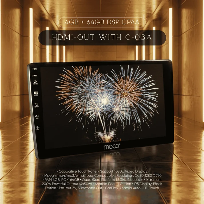 4GB + 64GB DSP CPAA (DIRECT) HDMI-OUT with C-03A ( MOCO )