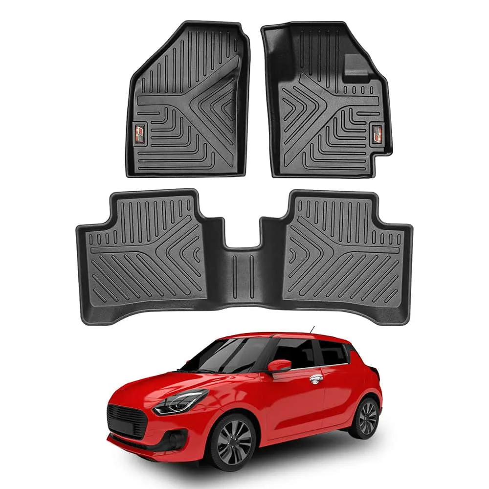 GFX Life Long Car Floor Mats for Maruti Suzuki Swift ( GELIO )