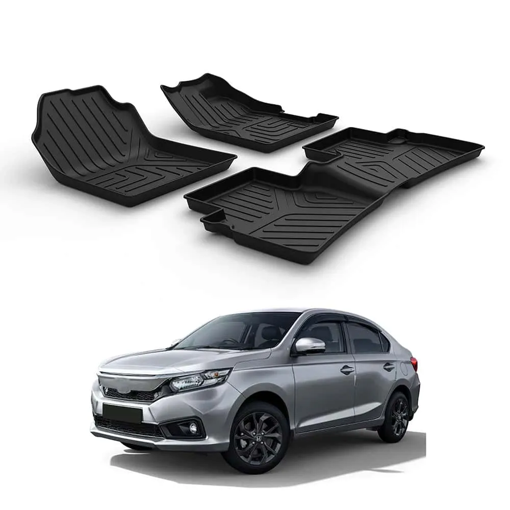 GFX Life Long Car Floor Mats for Honda Amaze ( GELIO )