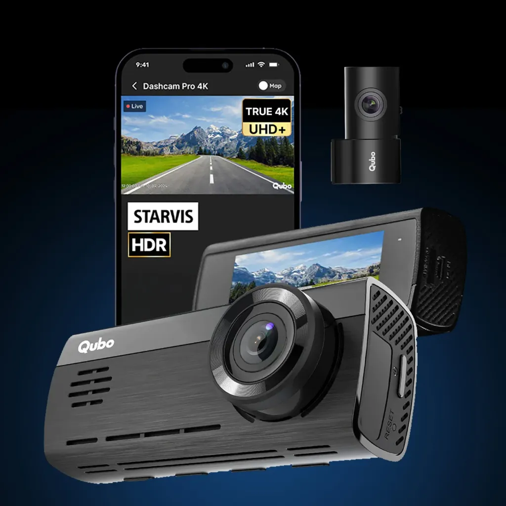 Dashcam Pro 4K 2026 [F+R] |  STARVIS IMX415 ( QUBO )