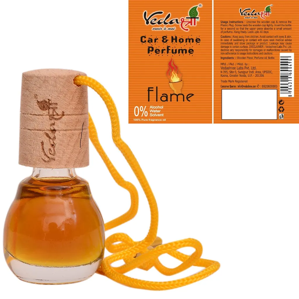 Vedashree Round Bottle Hanging Car Perfumes ( VEDASHREE )