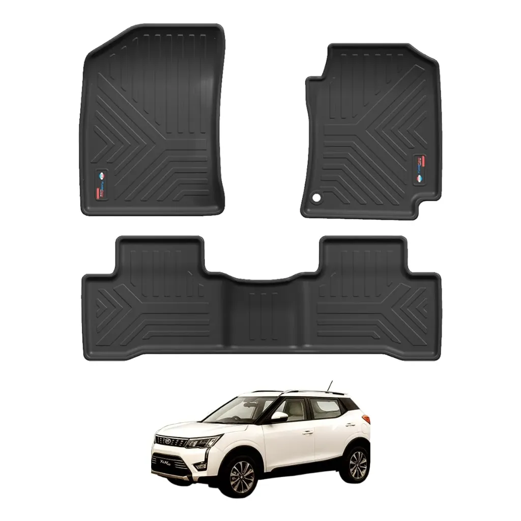 ALP 3D Car Mats for Mahindra | Heavy Duty All Weather Floor Mats | Anti-Slip, Odorless, Waterproof, Easy to Clean Car Mats (XUV 300 (2019) 3D CAR MAT) ( ALP )