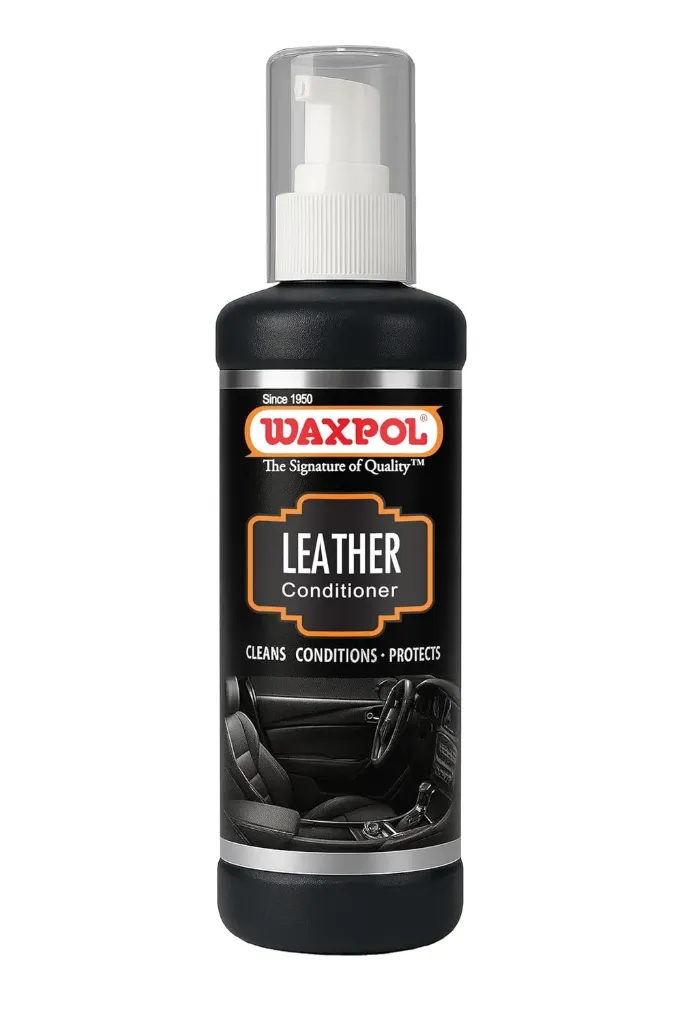 Waxpol Leather Conditioner Cleans, Softens,Moisturises & Preserves Leather use on Jacket, Handbag, Wallet, Belt, Sofa, Car Seats 200ml ( WAXPOL )