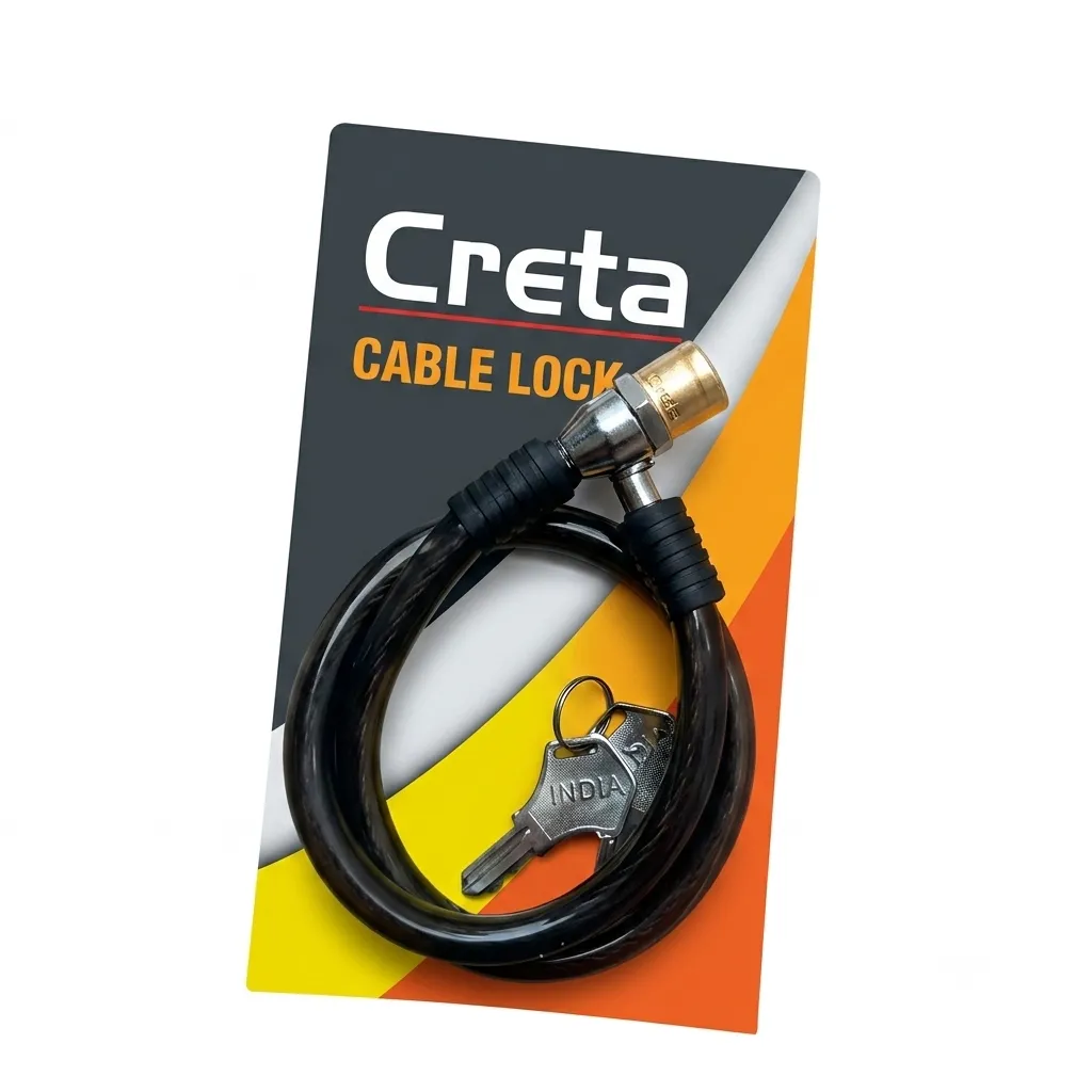 nationalstores Creta bicycle flexible cable Bicycle Lock