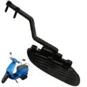 Pathak Footrest Stand Compatible for Ola S1x Footrest for Electric scooter, Ola Foot Rest (Rear Left | Black) Made of Heavy Duty Iron Rod Flat Handle | Ola S1 Pro Gen 2 Accessories ( PATHAK )