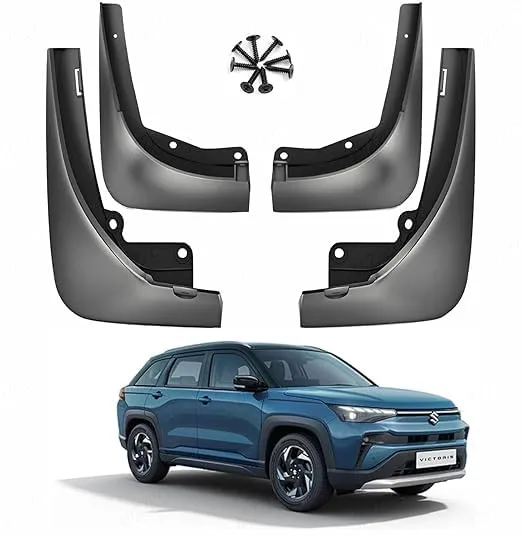 Car Mud Guards/Mud Flaps | Durable Splash Protection for Front & Rear Wheels | All-Weather Vehicle Accessory