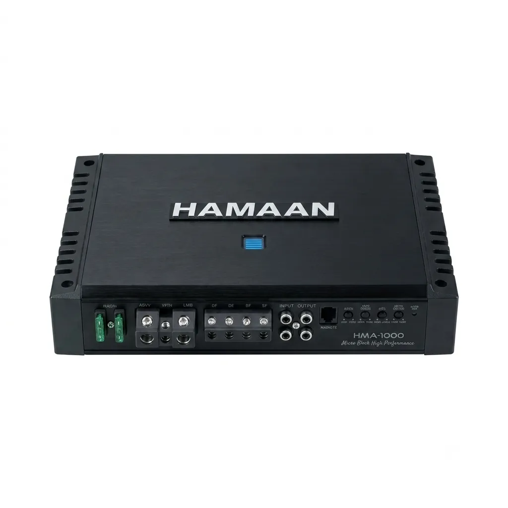 Hamaan HMA-1000 Mono Block High Power 600W RMS Car Amplifier ( HAMAAN )