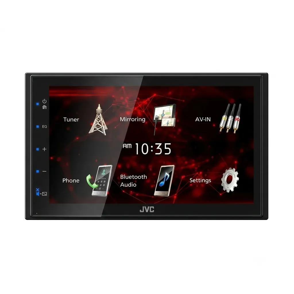 JVC KW-M180BT DMR 6.8'' Capacitive Touchscreen Car Stereo, Car Audio ( JVC )