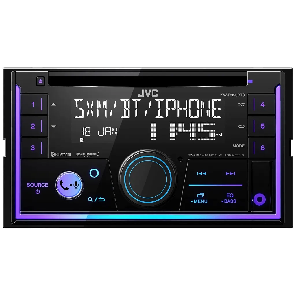 JVC KW-R950BTS Bluetooth Car Stereo Receiver with USB Port ( JVC )
