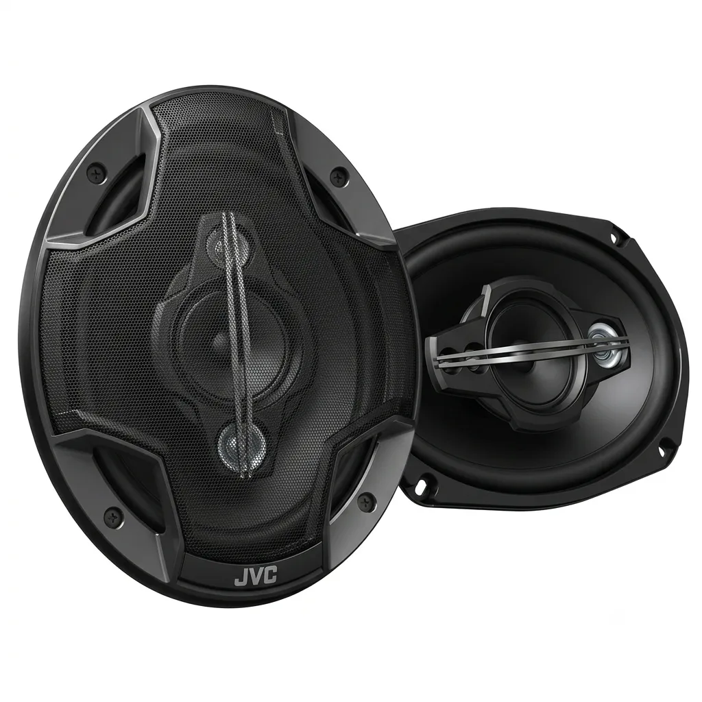 Jvc CS-HX6959 15 x 23 cm 5-Way Coaxial Speaker (650 W), Black ( JVC )