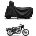 Compatible with Royal Enfield Classic 650 Waterproof Two Wheeler Bike Body Cover Water Resistant, Heavy Duty, UV Rays, Dust & Scratch Protection for All-Modal & Variants (Black)