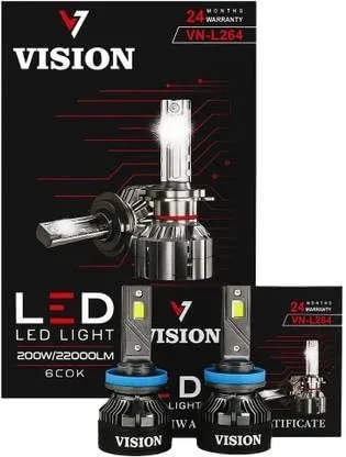 Vision LED Car Headlight Bulbs, 200W 32V Cool White