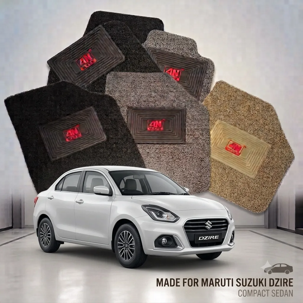 Maruti Suzuki Dzire Floor Mats ( 4N Mats )
